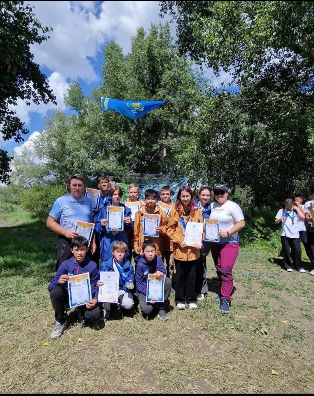 Серебряные призёры ЧРК по вело туризму