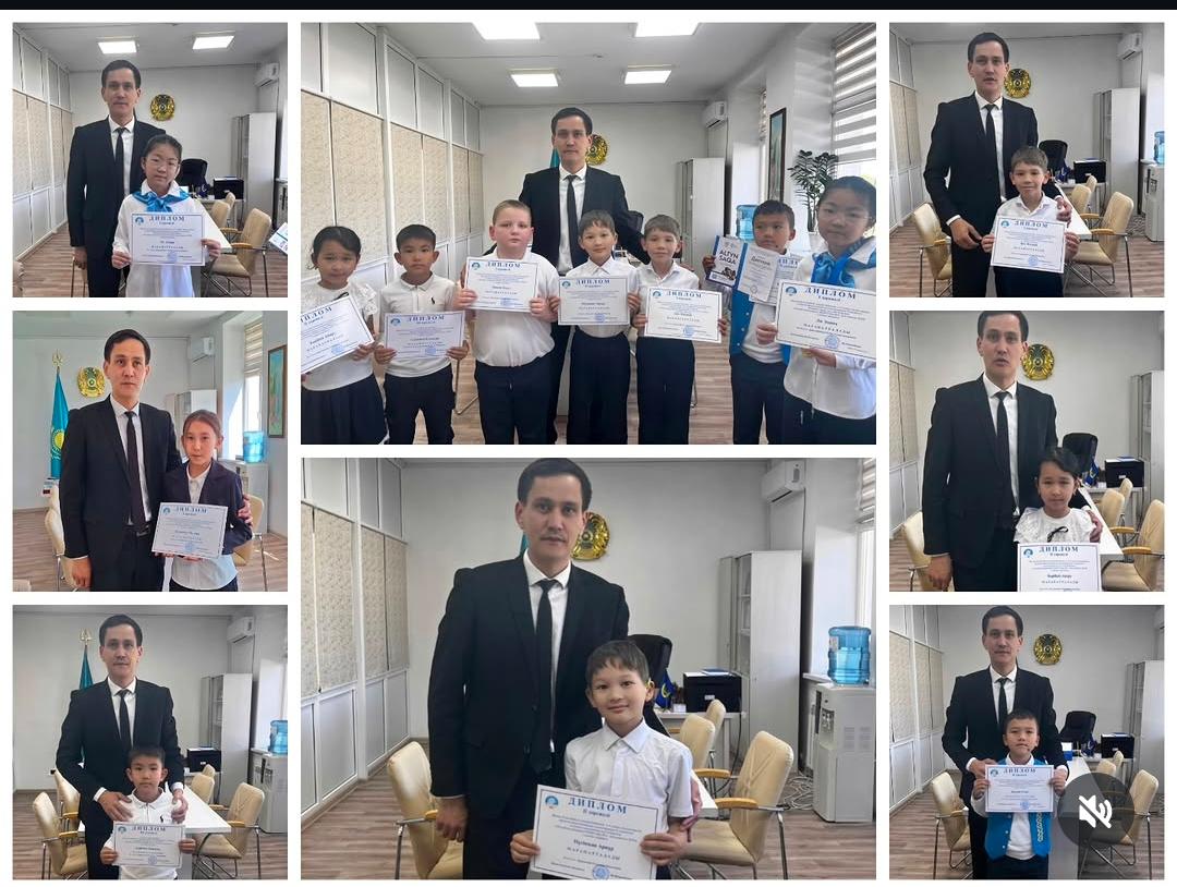 ҚАЛАЛЫҚ ОЛИМПИАДА ЖЕҢІМПАЗДАРЫ МАРАПАТТАЛДЫ!